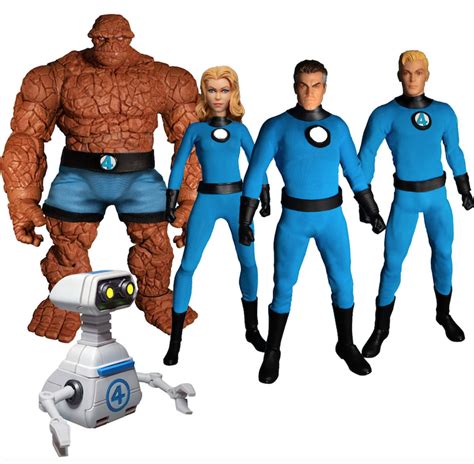 fantastic four one:12 collective deluxe steel boxed set|mezco fantastic 4 one 12.